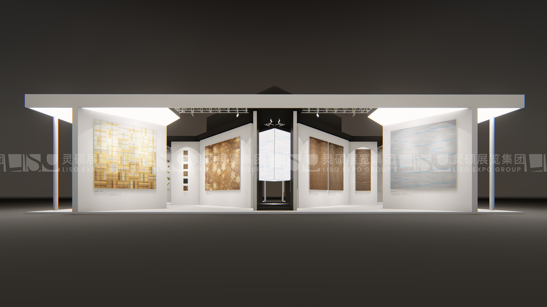 地面材料展展台设计搭建案例-森林之星