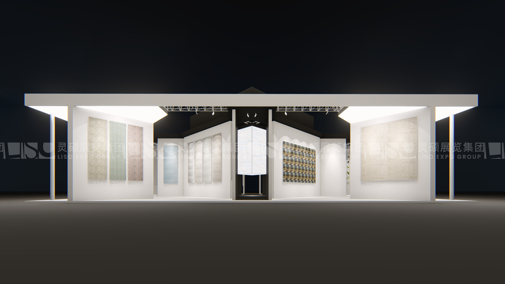 地面材料展展台设计搭建案例-森林之星