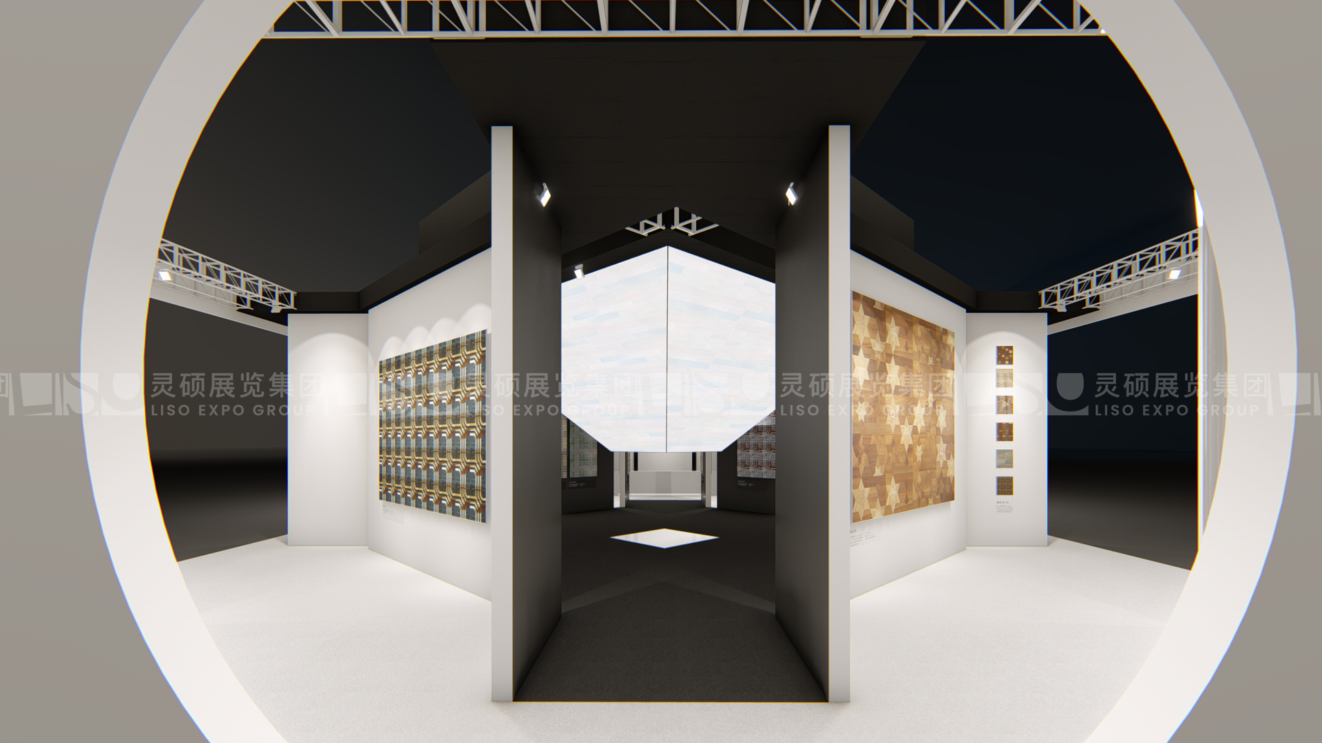 地面材料展展台设计搭建案例-森林之星