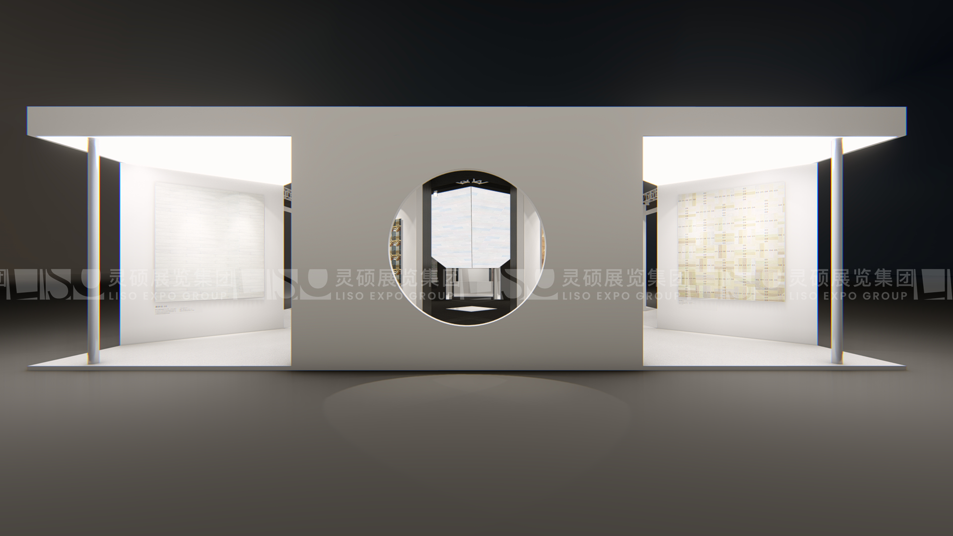 地面材料展展台设计搭建案例-森林之星