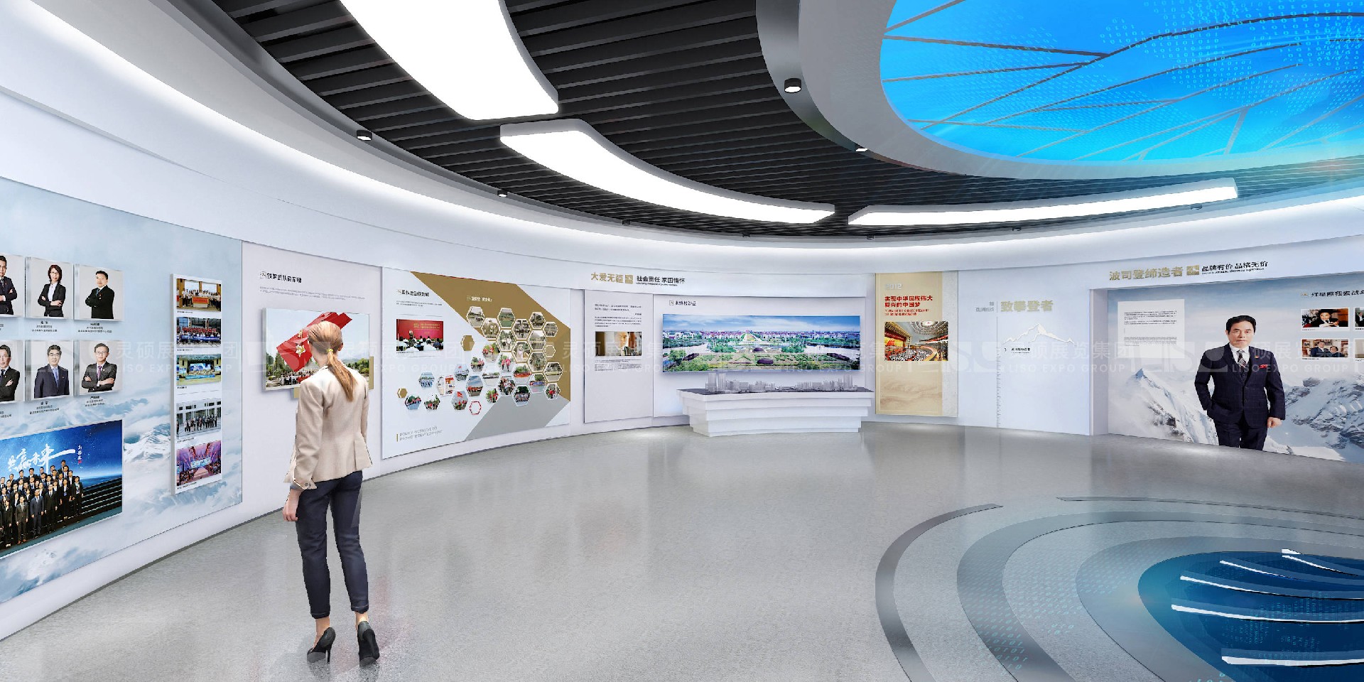 波司登登峰馆企业展厅