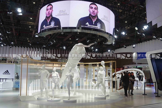 阿迪达斯adidas上海展会展览展台设计搭建案例