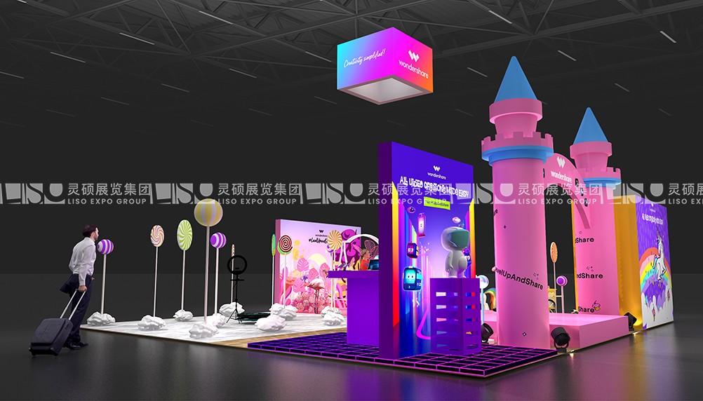 万兴科技-美国Vidcon网红展