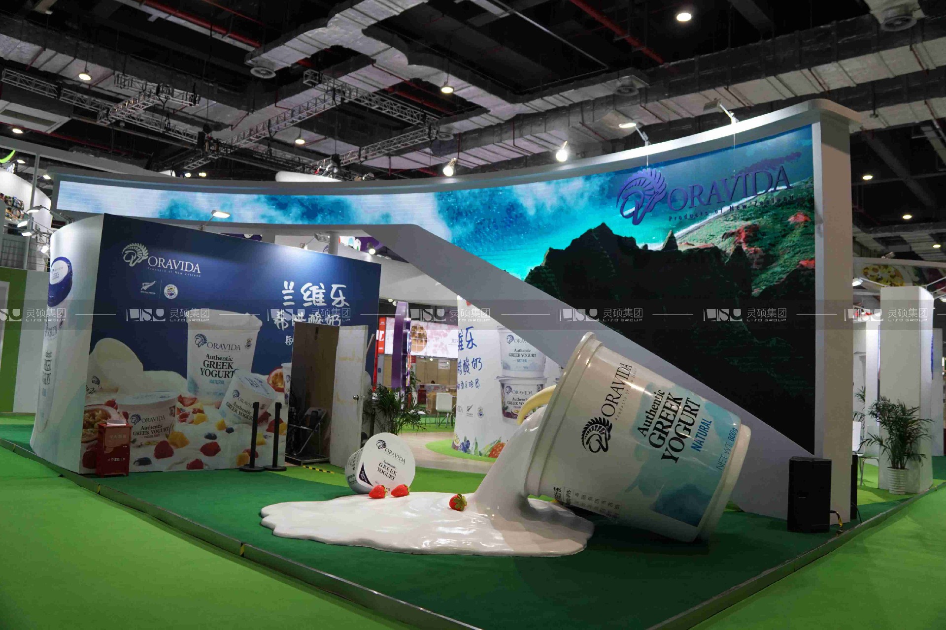 上海展会展位搭建现场案例图