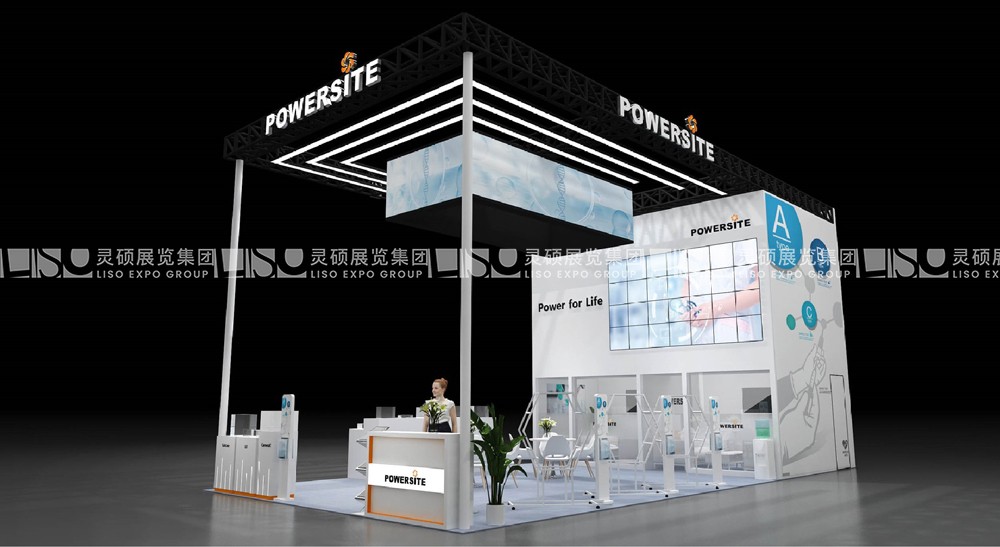 CMEF国际医疗器械展展台搭建案例-博思得