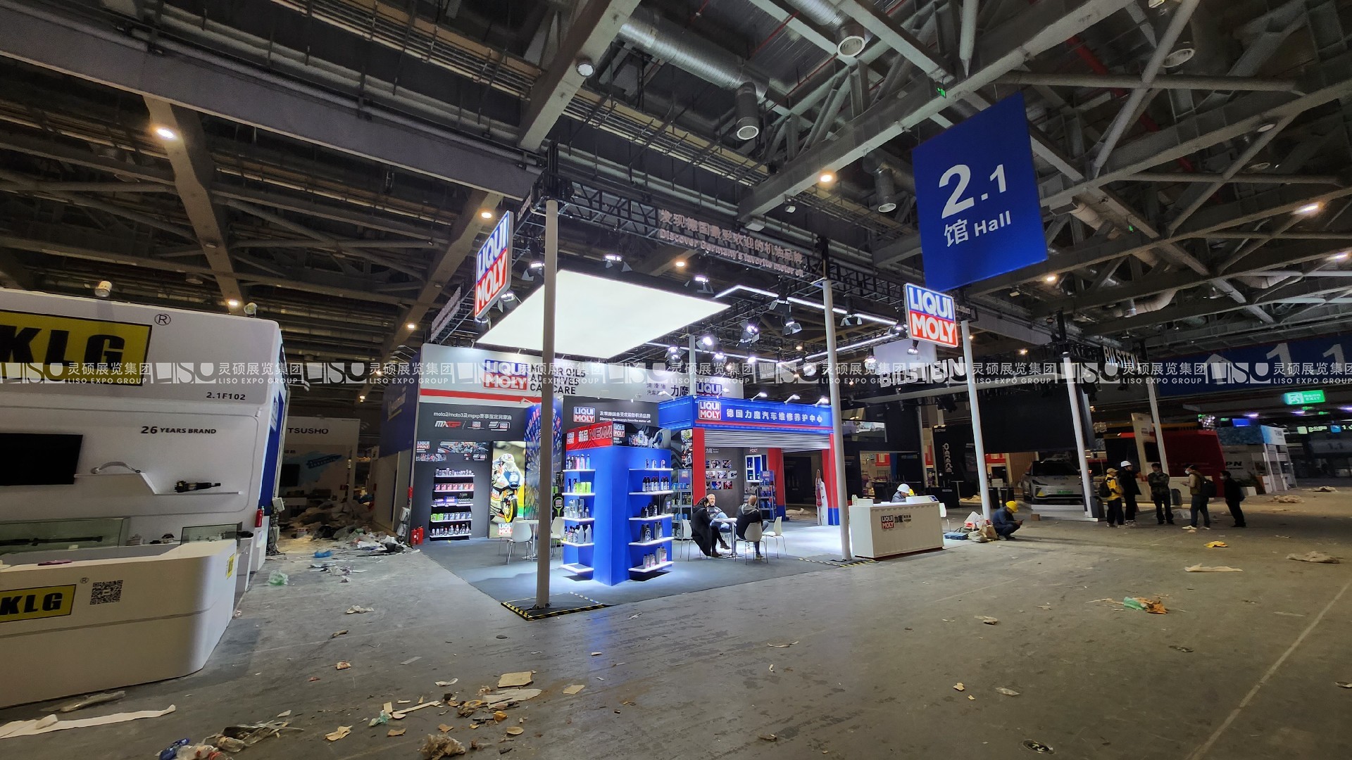 上海汽配展展台搭建案例-德国力魔
