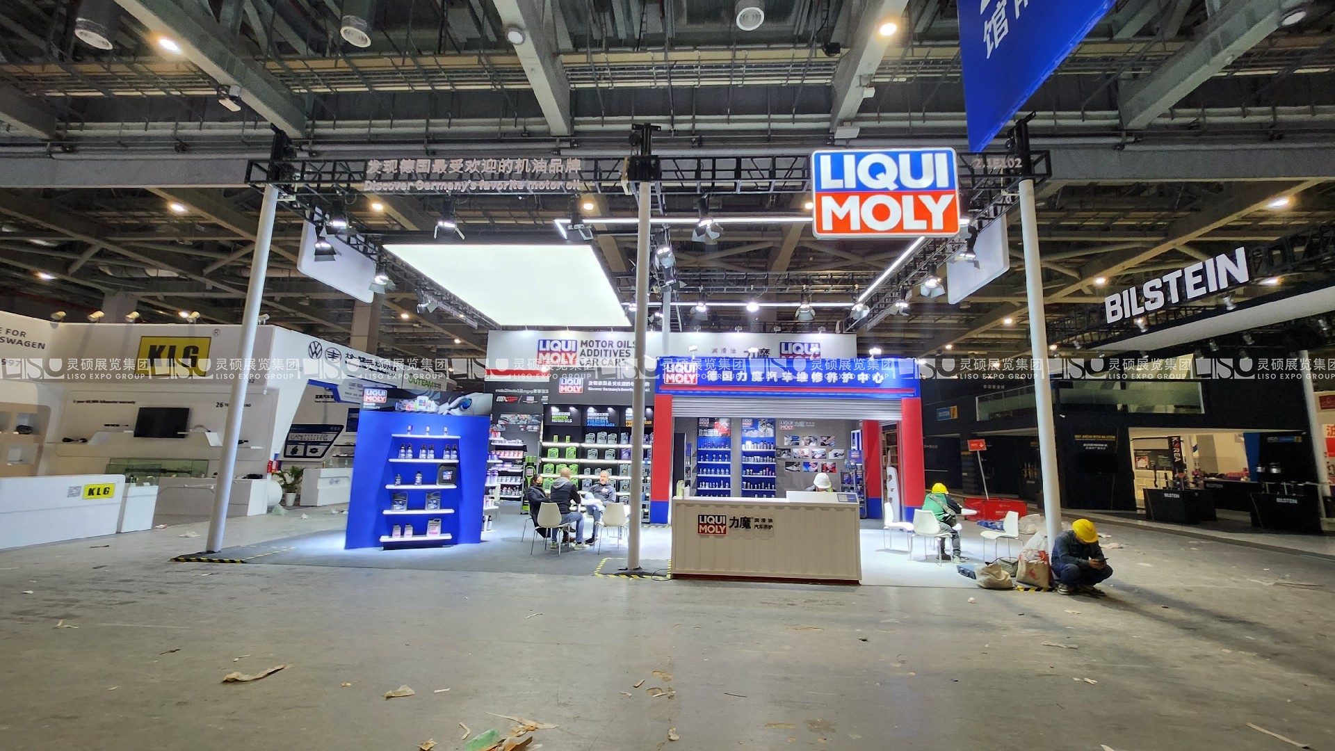 上海汽配展展台搭建案例-德国力魔