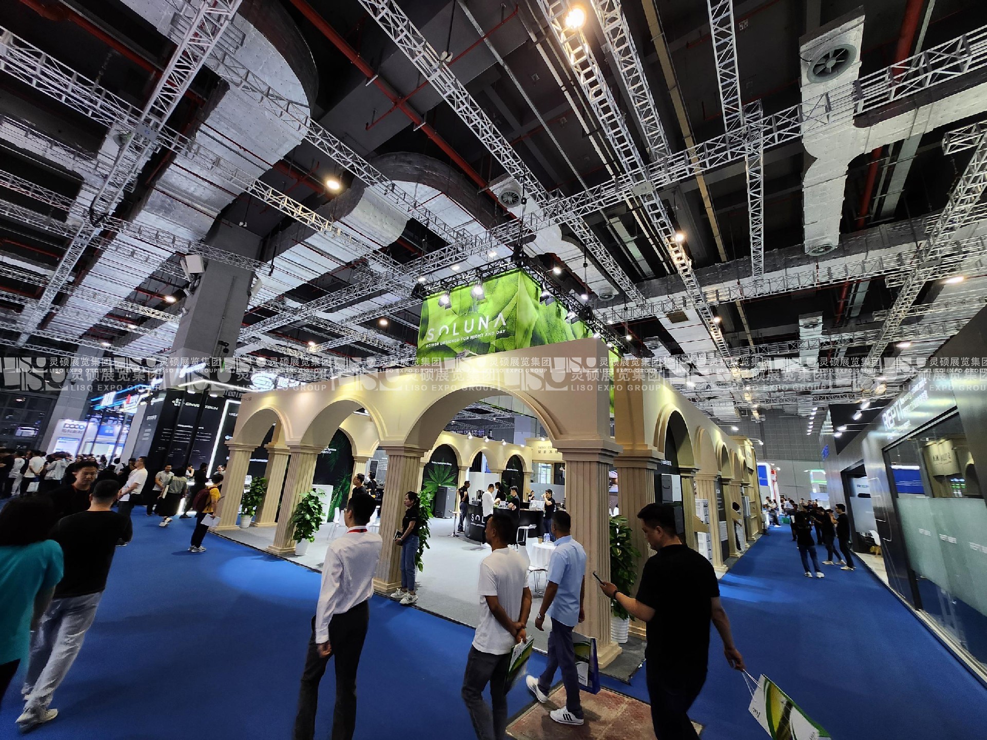 SNEC展台设计搭建案例-德朗能